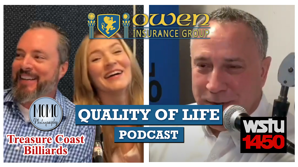 Quality of Life Podcast – Treasure Coast Billiards and Momo Photography